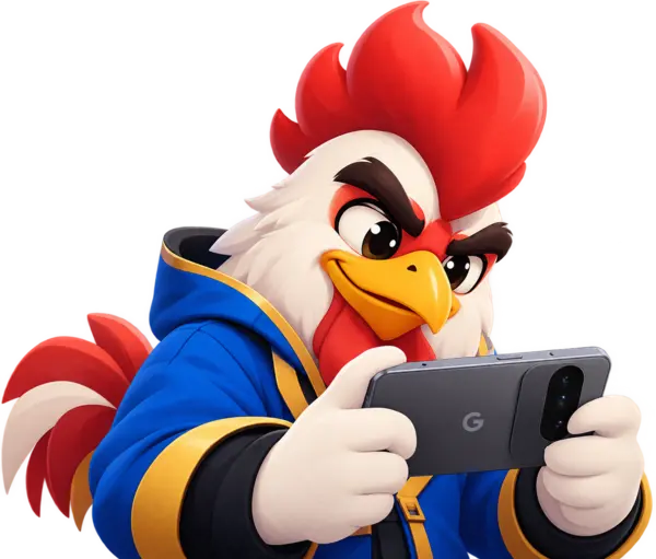 Mega888 mascot on Android